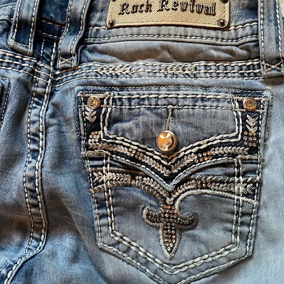 Rock Revival Celinda Easy Ankle Skinny Mid-Rise Jean 28 - Picture 9 of 13